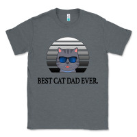 Charcoal Heather Best Cat Dad Ever Classic Tee - Bettercallsaul