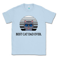 Dusty Blue Best Cat Dad Ever Classic Tee - Bettercallsaul