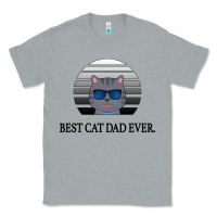 Heather Grey Best Cat Dad Ever Classic Tee - Bettercallsaul