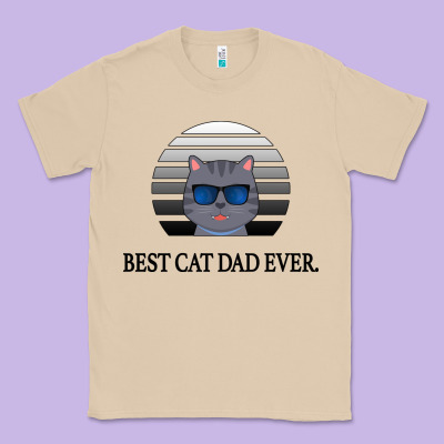 Best Cat Dad Ever Classic Tee Designed By Bettercallsaul