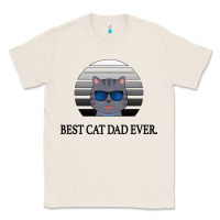 Natural Best Cat Dad Ever Classic Tee - Bettercallsaul