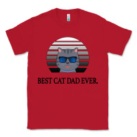 Red Best Cat Dad Ever Classic Tee - Bettercallsaul