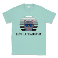 Seafoam Best Cat Dad Ever Classic Tee - Bettercallsaul