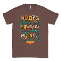 Chestnut boots flannels bonfires football Classic Tee - CowGirlArtShop