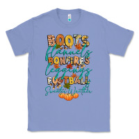 Colony Blue boots flannels bonfires football Classic Tee - CowGirlArtShop