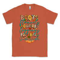 Copper boots flannels bonfires football Classic Tee - CowGirlArtShop