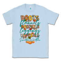 Dusty Blue boots flannels bonfires football Classic Tee - CowGirlArtShop