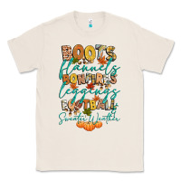 Natural boots flannels bonfires football Classic Tee - CowGirlArtShop