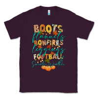 Plum boots flannels bonfires football Classic Tee - CowGirlArtShop