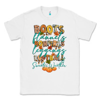 White boots flannels bonfires football Classic Tee - CowGirlArtShop
