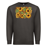 Smoke cactus leopard sunflower glitter background Premium Sweatshirt - AdoDesignShop
