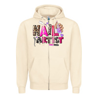 Sandshell nail artist Zipper Hoodie - AdoDesignShop