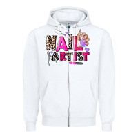 White nail artist Zipper Hoodie - AdoDesignShop