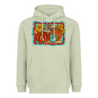 Matcha pumpkin sunflower Heavyweight Hoodie - AdoDesignShop