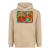 Mushroom pumpkin sunflower Heavyweight Hoodie - AdoDesignShop