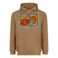 Pumpkin Sunflower Heavyweight Hoodie | Teevron