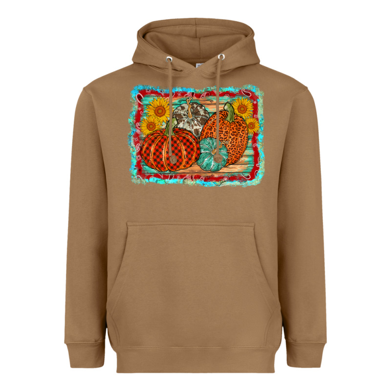 Pumpkin Sunflower Heavyweight Hoodie by AdoDesignShop | Teevron