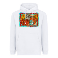 White pumpkin sunflower Heavyweight Hoodie - AdoDesignShop