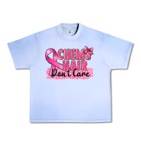 Grape Ice Breast Cancer Chemo hair don't care Urban Heavy Tee - FaDigitalArtStudio