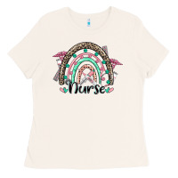 Bone nurse rainbow Ladies Tee - CowGirlArtShop
