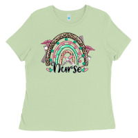 Matcha nurse rainbow Ladies Tee - CowGirlArtShop