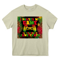 Mossy i paused my game Heavy Core Tee - TumblerDesignByShophia