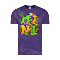 Cloud Purple St. Patrick's Day mini Vintage Tee - OliviaCreatesArt