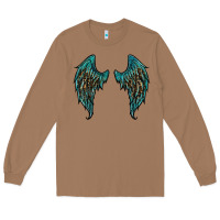 Toasted Coconut turquoise leopard wings Long Sleeve Tee - RanaPortraitStore