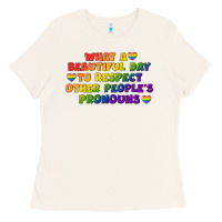 Bone What a beautiful day to respect other people's Ladies Tee - CowGirlArtShop