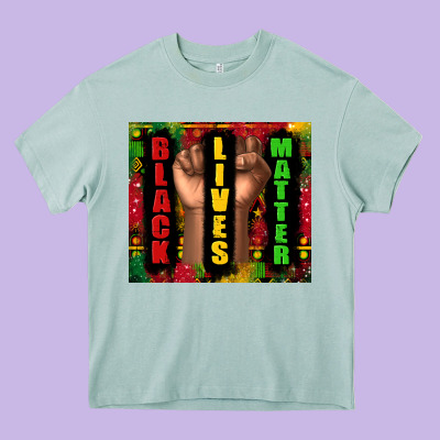 Black Lives Matter Juneteenth Heavy Core Tee Designed By Tumblerdesignbyshophia