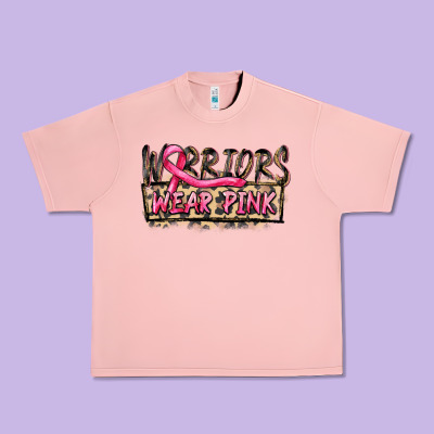Warriors Wear Pink Urban Heavy Tee Designed By Fadigitalartstudio