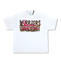 White Warriors wear pink Urban Heavy Tee - FaDigitalArtStudio