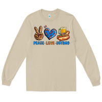 Mushroom Peace Love Hotdog Long Sleeve Tee - BundleAndBundleShop
