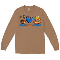 Peace Love Hotdog Long Sleeve Tee | Teevron