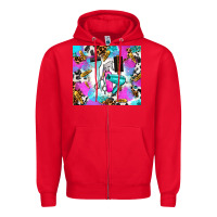 Red hair stylist Zipper Hoodie - AdoDesignShop