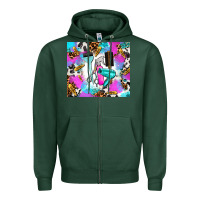 Sports Green hair stylist Zipper Hoodie - AdoDesignShop