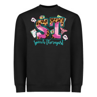 Black speech therapist Heavyweight Sweatshirt - AdoDesignShop