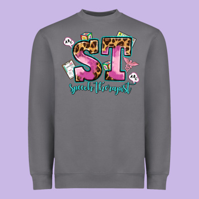 Speech Therapist Heavyweight Sweatshirt Designed By Adodesignshop
