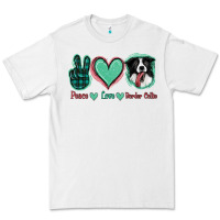Peace Love Border Collie Premium Tee | Teevron
