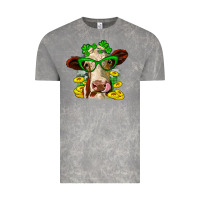 Cloud Rock St. Patrick's Day cow Vintage Tee - OliviaCreatesArt