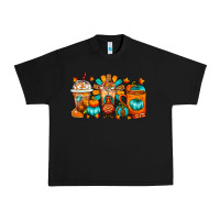 Black Thanksgiving Coffee Cups Urban Heavy Tee - FaDigitalArtStudio