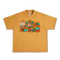 Peanut Butter Thanksgiving Coffee Cups Urban Heavy Tee - FaDigitalArtStudio