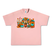 Salmon Thanksgiving Coffee Cups Urban Heavy Tee - FaDigitalArtStudio