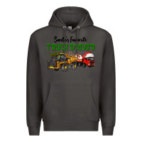 Smoke Santa's Favorite Truck Driver Premium Hoodie - LillyAllenDesigns