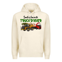 Tofu Santa's Favorite Truck Driver Premium Hoodie - LillyAllenDesigns