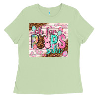 Matcha Oh for peeps sake tumbler Easter Day Ladies Tee - HowdyJamesFarm