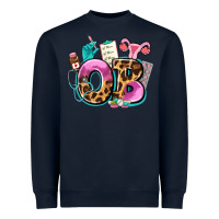 Navy ob Heavyweight Sweatshirt - AdoDesignShop