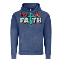 Vintage Denim Have Faith Vintage Hoodie - BundleAndBundleShop