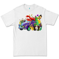 White mardi gras gnome on the truck Premium Tee - CowGirlArtShop