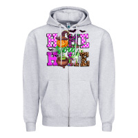 Heather Grey halloween home sweet home Zipper Hoodie - AdoDesignShop